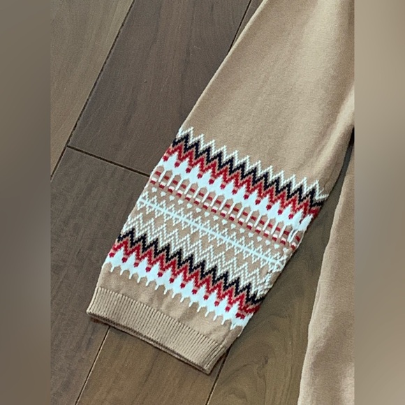 Tommy Hilfiger V-Neck Sweater With 
Zig-Zag Pattern: Size XL - Picture 3 of 6